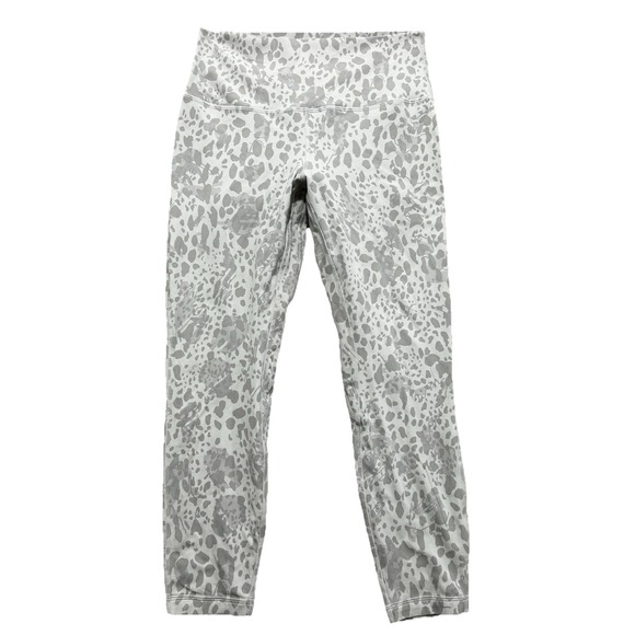 lululemon athletica Pants - Lululemon Women's 10 Align High-Rise Pant 25"‎ Cheetah Camo Antique White Multi